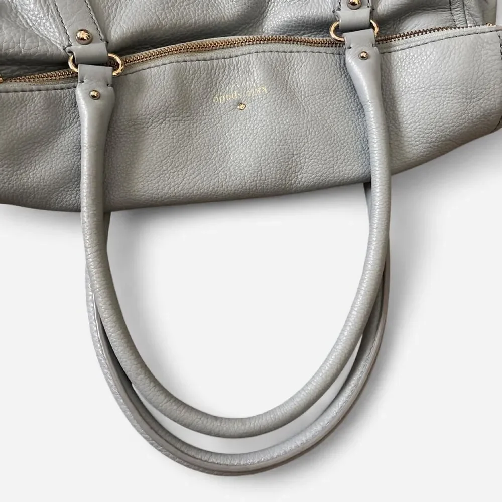 Kate Spade New York Cobble Hill Leslie handbag light blue pebbled leather LN